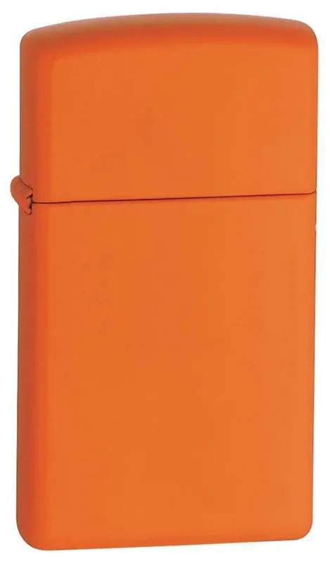 Zippo Lighter – Slim Orange Matte