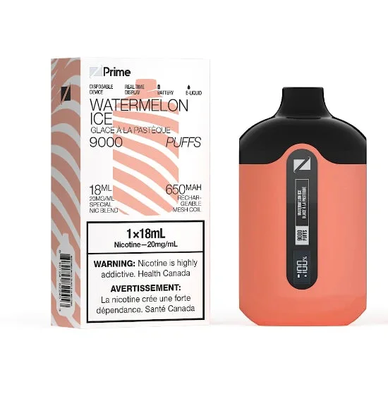 ZPrime Disposable Vape – ZPOD – 9K Puffs – Watermelon Ice