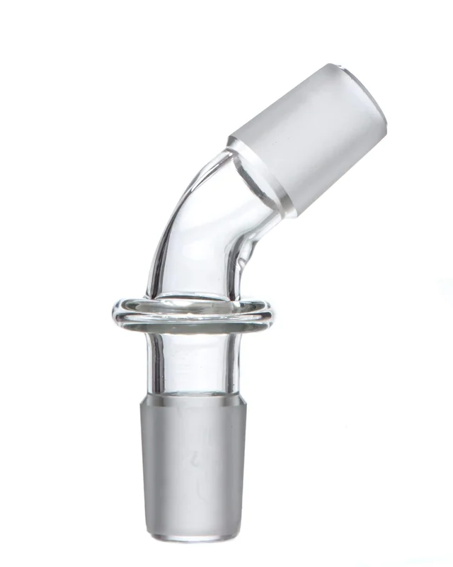 18mm Male to 18mm 45° Male Glass Adapter